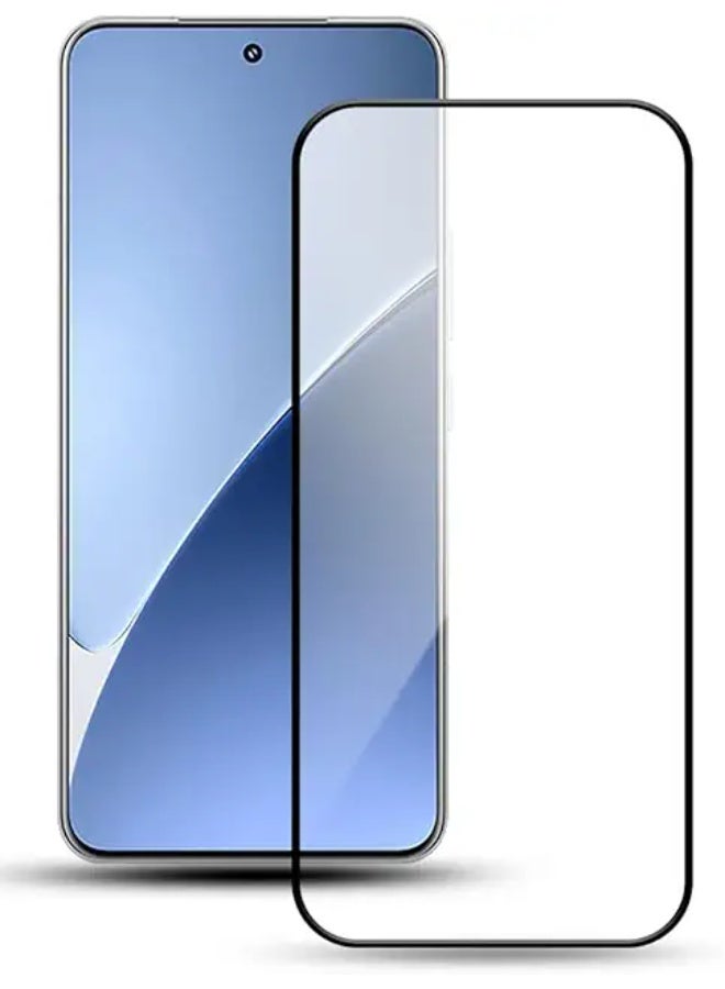 Screen  Protector For Xiaomi 15 , 5D Tempered Glass Protector 9H Hardness, Bubble Free, HD Clear Xiaomi 15 Screen Protector